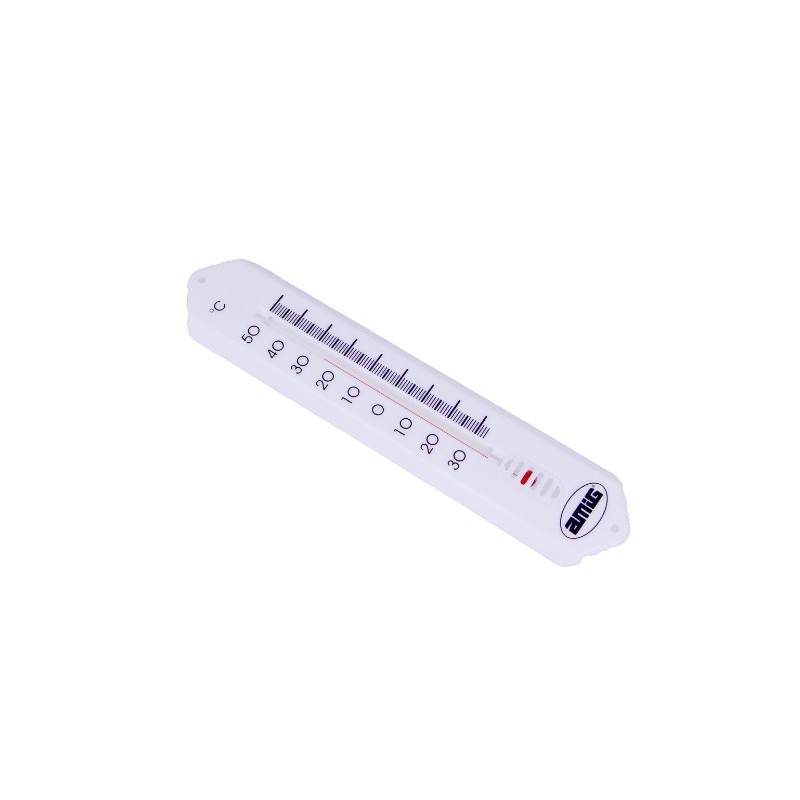 AMIG 24465  
 Termómetro P42  
 190 x 50 mm  
 Polipropileno  
 Blanco