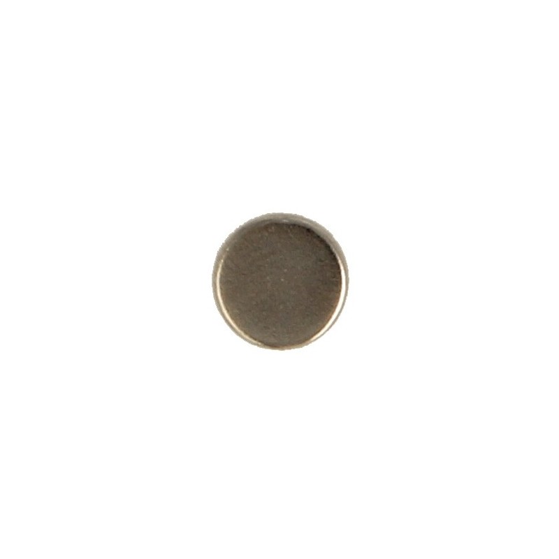 AMIG 24478  
 Imán neodimio redondo adhesivo 34  
 Ø9,5 x 1,5 mm  
 Neodimio N35  
 Ni Cu Ni