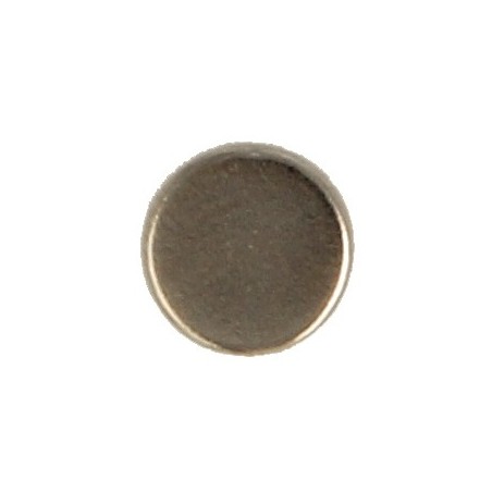AMIG 24478  
 Imán neodimio redondo adhesivo 34  
 Ø9,5 x 1,5 mm  
 Neodimio N35  
 Ni Cu Ni