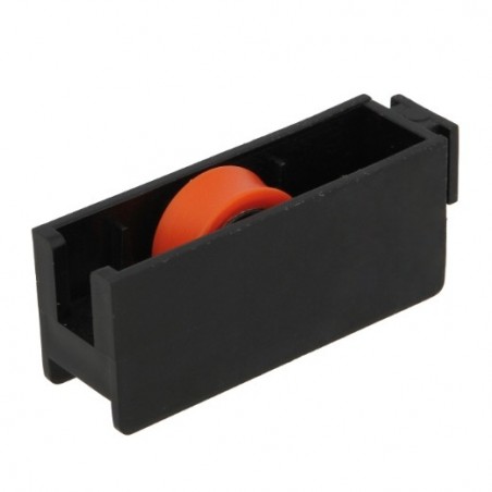 AMIG 24488   Rodamiento ventana COR07   64 x 25 mm   Nylon   Negro