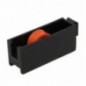 AMIG 24488   Rodamiento ventana COR07   64 x 25 mm   Nylon   Negro