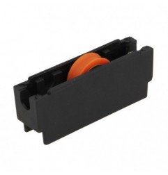 AMIG 24489   Rodamiento ventana COR08   65 x 26 mm   Nylon   Negro