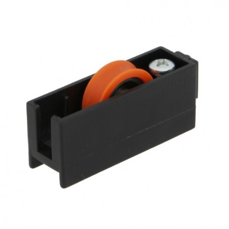 AMIG 24490   Rodamiento ventana COR09   51 x 20 mm   Nylon   Negro