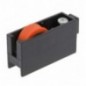 AMIG 24491   Rodamiento ventana COR10   48 x 26 mm   Nylon   Negro