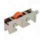 AMIG 24507   Rodamiento ventana COR26   75 x 18 mm   Zamak   Zincado