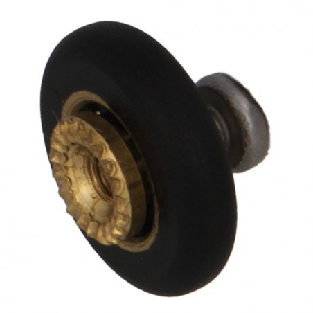 AMIG 24511   Rodamiento mampara MMP01   Ø16 mm   Poliamida   Negro