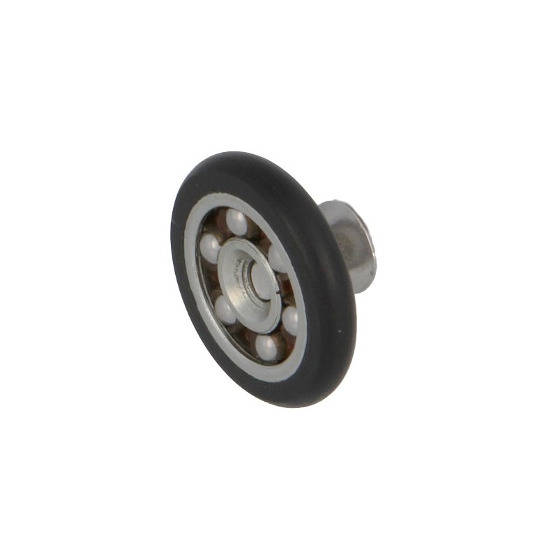 AMIG 24512   Rodamiento mampara MMP02   Ø20 mm   Poliamida   Negro