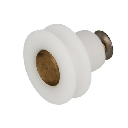 AMIG 24520   Rodamiento mampara MMP06   Ø22 x 19 mm   Nylon   Blanco