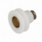 AMIG 24520   Rodamiento mampara MMP06   Ø22 x 19 mm   Nylon   Blanco