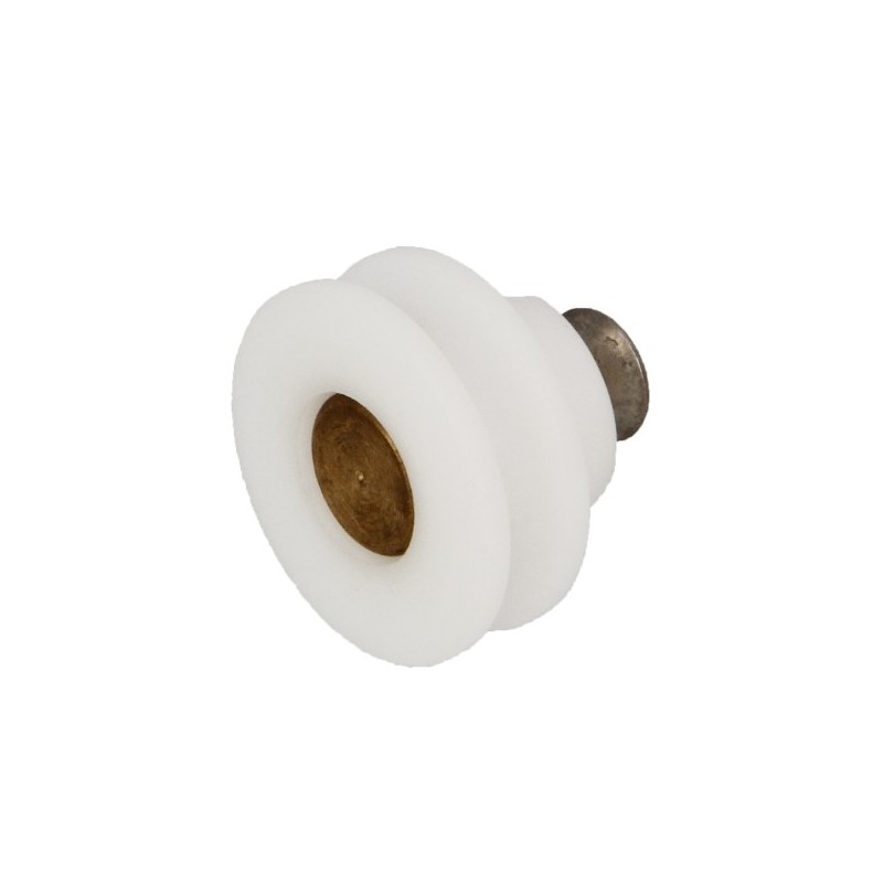 AMIG 24521 Rodamiento mampara MMP07 Ø25 x 19 mm Nylon Blanco AMIG 24521 Rodamiento mampara MMP07 Ø25 x 19 mm Nylon Blanco