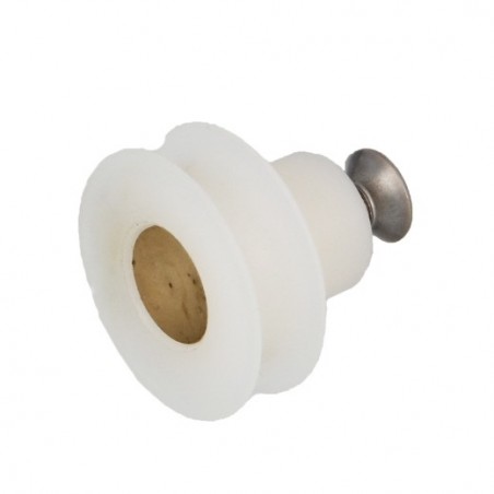 AMIG 24522   Rodamiento mampara MMP08   Ø25 x 16 mm   Nylon   Blanco