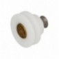 AMIG 24523   Rodamiento mampara MMP09   Ø24 x 16 mm   Nylon   Blanco