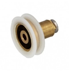 AMIG 24524   Rodamiento mampara MMP10   Ø22 x 28 mm   Nylon   Blanco