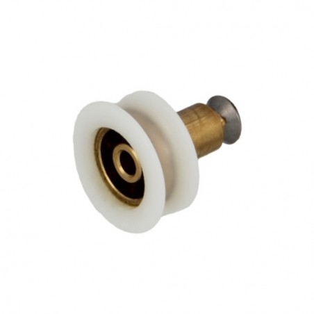AMIG 24525   Rodamiento mampara MMP11   Ø24 x 23 mm   Nylon   Blanco