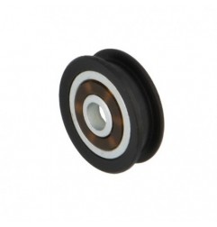 AMIG 24530   Rodamiento mosquitera MSQ01   Ø21 mm   Poliamida   Negro