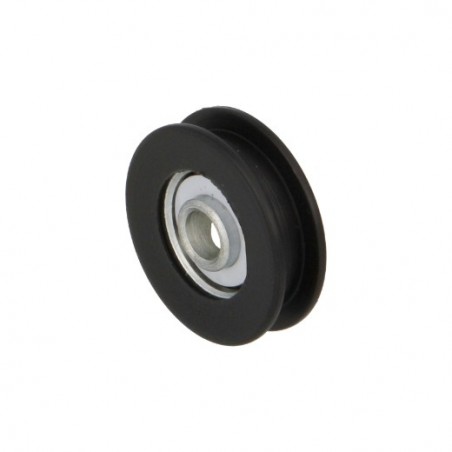 AMIG 24531  
 Rodamiento mosquitera MSQ01  
 Ø23 mm  
 Poliamida  
 Negro