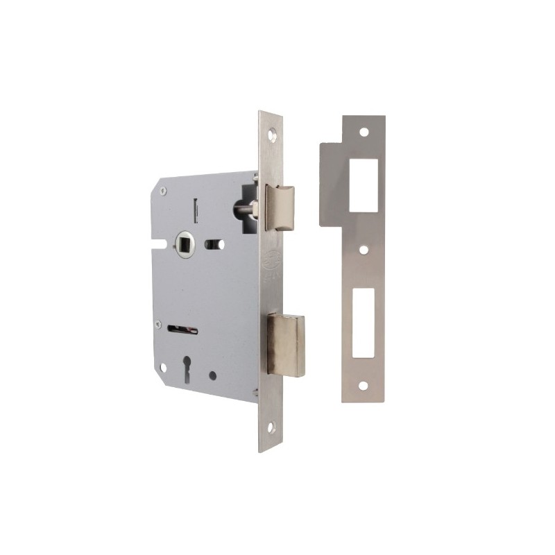 AMIG 24538  
 Cerradura 716  
 50 mm  
 Acero inoxidable  
 Mate