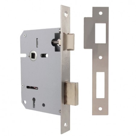 AMIG 24538  
 Cerradura 716  
 50 mm  
 Acero inoxidable  
 Mate
