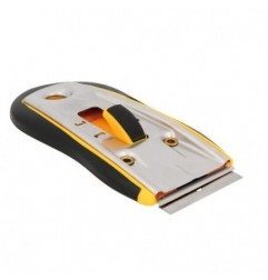 AMIG 24541  
 Rascavidrios 51  
 108 x 52 mm  
 Acero  
 Amarillo/Negro