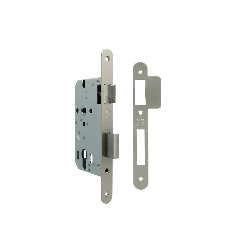 AMIG 24576  
 Cerradura 332  
 50/70  
 Acero  
 Cromado mate