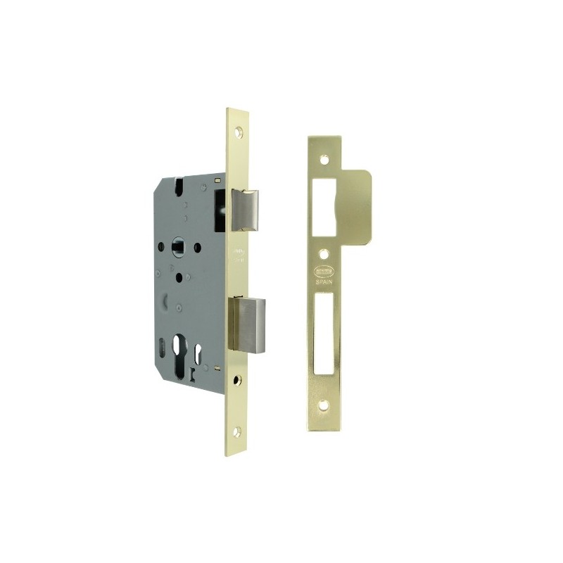 AMIG 24580  
 Cerradura 335  
 50/70  
 Acero  
 Latonado