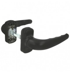 AMIG 24582  
 Manilla aluminio SENDOA  
 125 x 66 mm  
 Aluminio  
 Negro