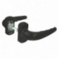 AMIG 24582  
 Manilla aluminio SENDOA  
 125 x 66 mm  
 Aluminio  
 Negro
