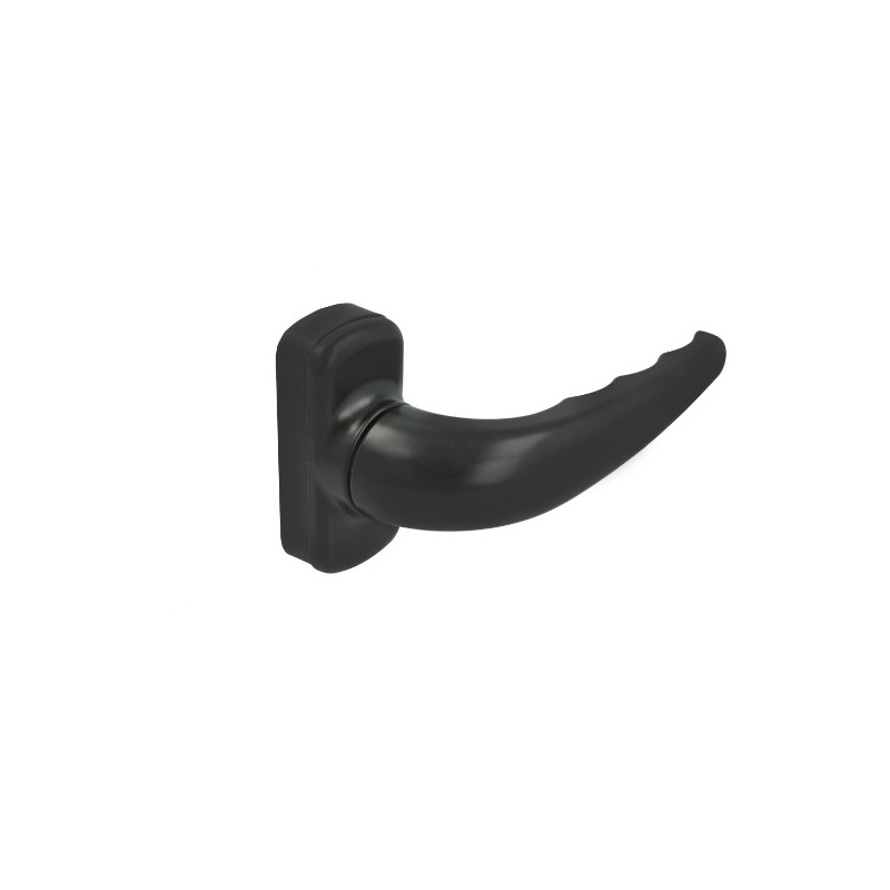AMIG 24584  
 Manilla aluminio SENDOA  
 125 x 66 mm  
 Aluminio  
 Negro