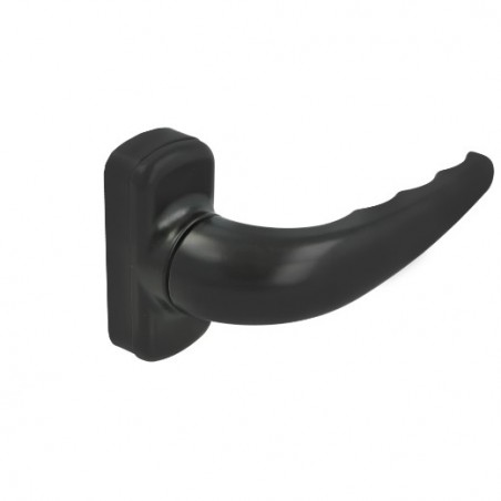 AMIG 24584  
 Manilla aluminio SENDOA  
 125 x 66 mm  
 Aluminio  
 Negro