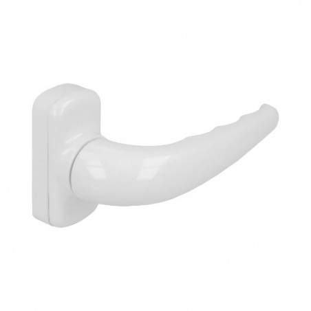 AMIG 24587  
 Manilla aluminio SENDOA  
 125 x 66 mm  
 Aluminio  
 Blanco