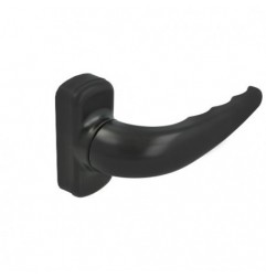 AMIG 24588  
 Manilla aluminio SENDOA  
 125 x 66 mm  
 Aluminio  
 Negro