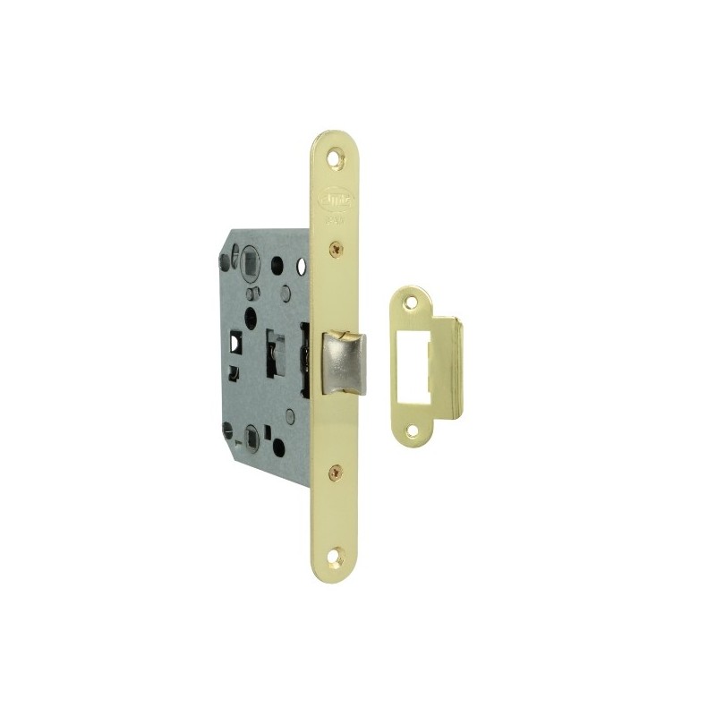 AMIG 24590  
 Pestillo 3000U  
 50/70 mm  
 Acero  
 Latonado barnizado