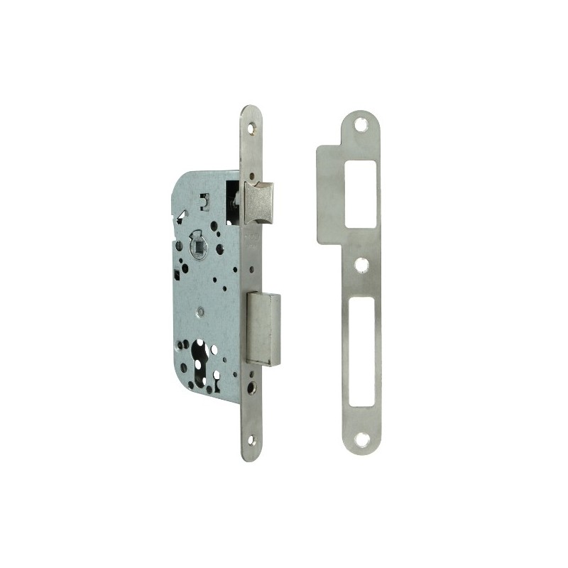 NIZA 24601  
 Cerradura 812 NIZA  
 50 x 70 mm  
 Acero