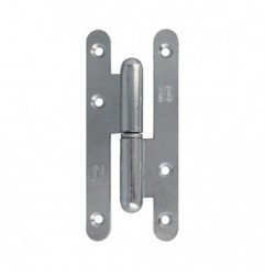 AMIG 24610  
 Pernio 505  
 110 x 55 x 3 mm  
 Acero  
 Zincado - Izquierda