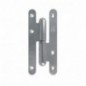 AMIG 24610  
 Pernio 505  
 110 x 55 x 3 mm  
 Acero  
 Zincado - Izquierda