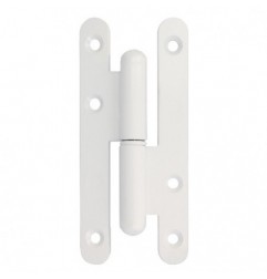 AMIG 24615  
 Pernio 505  
 110 x 55 x 3 mm  
 Acero  
 Blanco - Derecha
