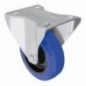 AMIG 24625  
 Rueda con pletina fija 2701  
 Ø100 mm  
 Goma  
 Azul