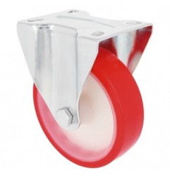 AMIG 24628  
 Rueda con pletina fija 2542  
 Ø160 mm  
 Poliuretano  
 Rojo