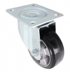 AMIG 24629  
 Rueda con pletina 2710  
 Ø125 mm  
 Goma  
 Negro