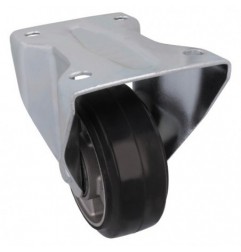 AMIG 24630  
 Rueda con pletina fija 2711  
 Ø125 mm  
 Goma  
 Negro