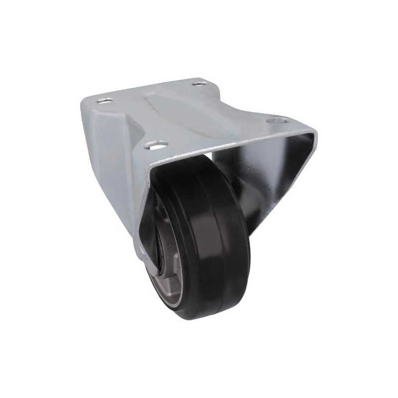 AMIG 24630  
 Rueda con pletina fija 2711  
 Ø125 mm  
 Goma  
 Negro