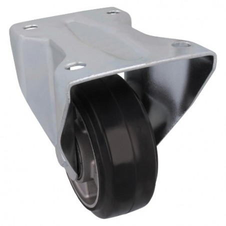AMIG 24630  
 Rueda con pletina fija 2711  
 Ø125 mm  
 Goma  
 Negro