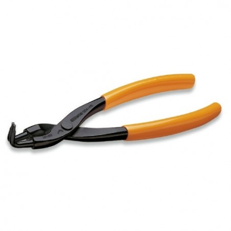 1034 290 Alicate para retenes interiores de bocas acodadas 90°, con mangos recubiertos con PVC