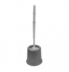 VELTA HOME 24632  
 Escobillero REDONDO  
 Ø13 x 40 cm  
 Nylon-PVC  
 Gris/Blanco
