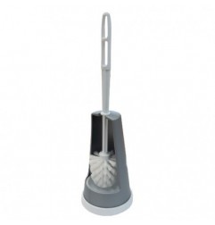 VELTA HOME 24633  
 Escobillero CAMPANA  
 Ø13 x 40 cm  
 Nylon-PVC  
 Gris/Blanco