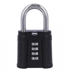 AMIG 24639  
 Candado combinación 90 FORTE  
 56 mm  
 Aleación de Zinc  
 Negro