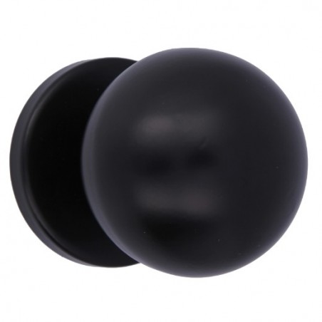 AMIG 24643  
 Pomo puerta de entrada 56  
 Ø70 mm  
 Acero inoxidable 18/8  
 Negro