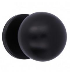 AMIG 24646  
 Pomo puerta de entrada 56  
 Ø70 mm  
 Acero inoxidable 18/8  
 Negro