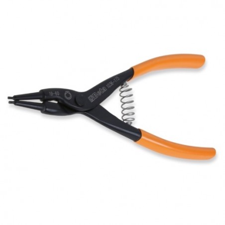 1036 140X13 Alicate para retenes exteriores de bocas rectas, con mangos recubiertos con PVC