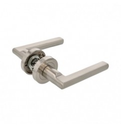 AMIG 24659  
 Manilla con roseta MAI RX  
 Ø52 mm  
 Aluminio  
 Níquel cepillado